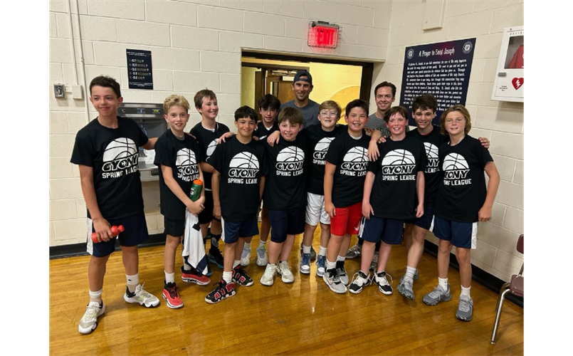 SPRING 2023 6TH GRADE BOYS CYO CHAMPS!