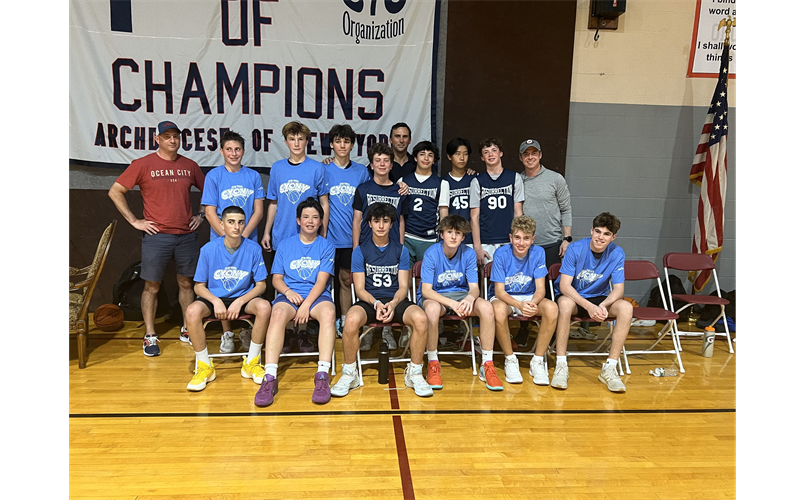 8th GRADE BOYS SPRING 2025 CYO CHAMPS!