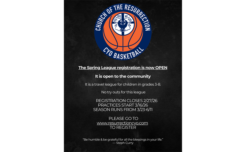 SPRING 2026 REGISTRATION IS NOW OPEN