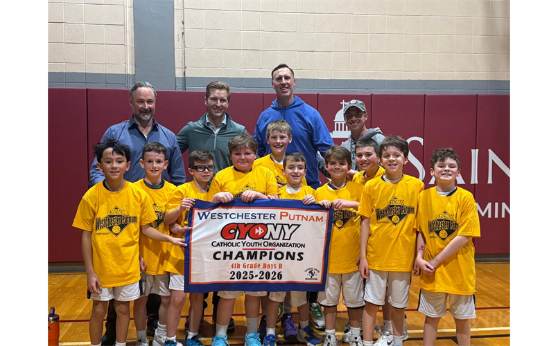 4th Grade Boys Champs - CYO Winter 2025-26